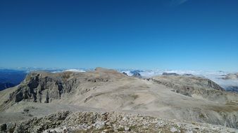 Landscape of Dévoluy mountain