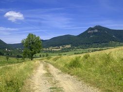 landscape of zliechov mountains in slovakia