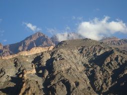 Landscape of Andes mountains
