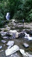 small waterfall in taiwan