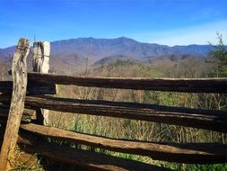 Picture of fence on a countryside