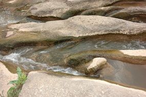 brook on stones