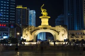 urban monument in China