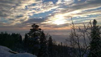 unusually beautiful sky