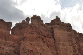 majestic cliffs in the canyon