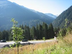 road in the alps