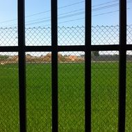 lattice along the football field