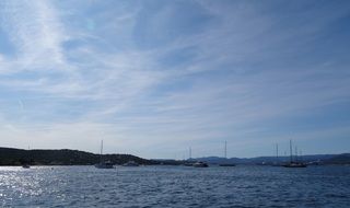 sailing boats at the port in Saint-Tropez