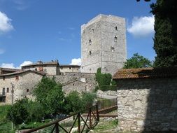 unusually beautiful old village