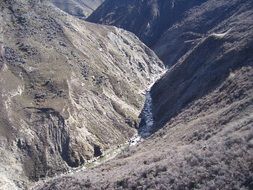 gorge river landscape