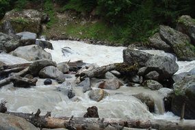 stones by the river