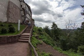 staircase near the wartburg castle