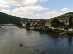 the river Moselle Sachsen