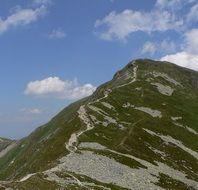 green tatras in slovakia close up