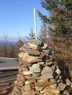 cairn or stone tower