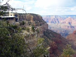 panorama of the canyon in colorado