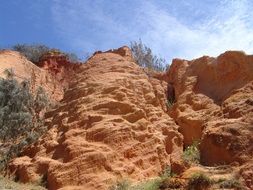 photo of red cliffs of Australia