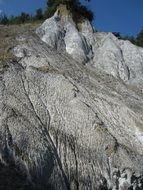 Landscape of mountain in summertime