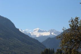 dachstein glacier on mountain