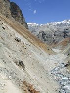 mountain steep landscape