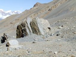 rocks in Annapurna