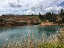 reservoir in a picturesque place