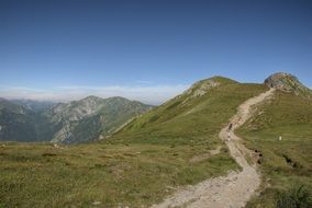 mountain landscape on a sunny morning, poland, Tatry