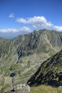 Tatry top view mountains