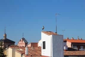 roof of a house in spain