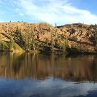 hiking lake sierra