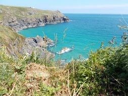 cornwall sea landscape