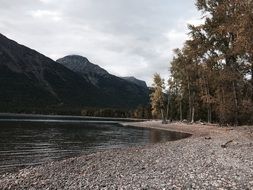 lake glacier, national park montana