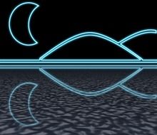 graphic image of the night sky
