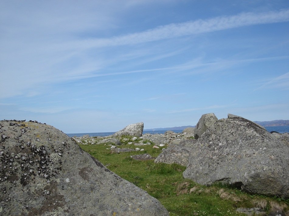 Landscape of boulder ice age
