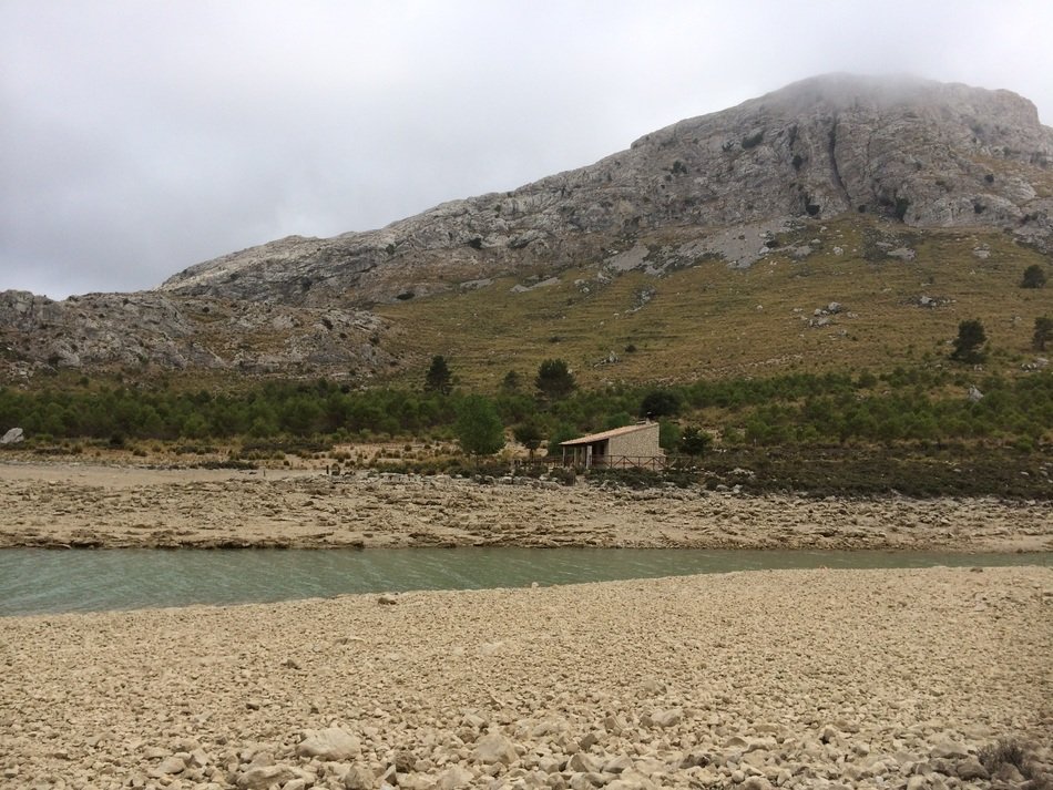 Lake in the mountains of majorca