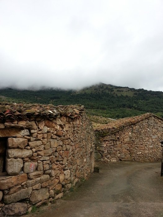 Landscape of Pueblos mountains