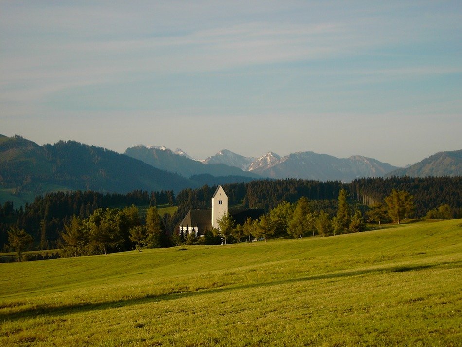 Allgäu church on the mountain