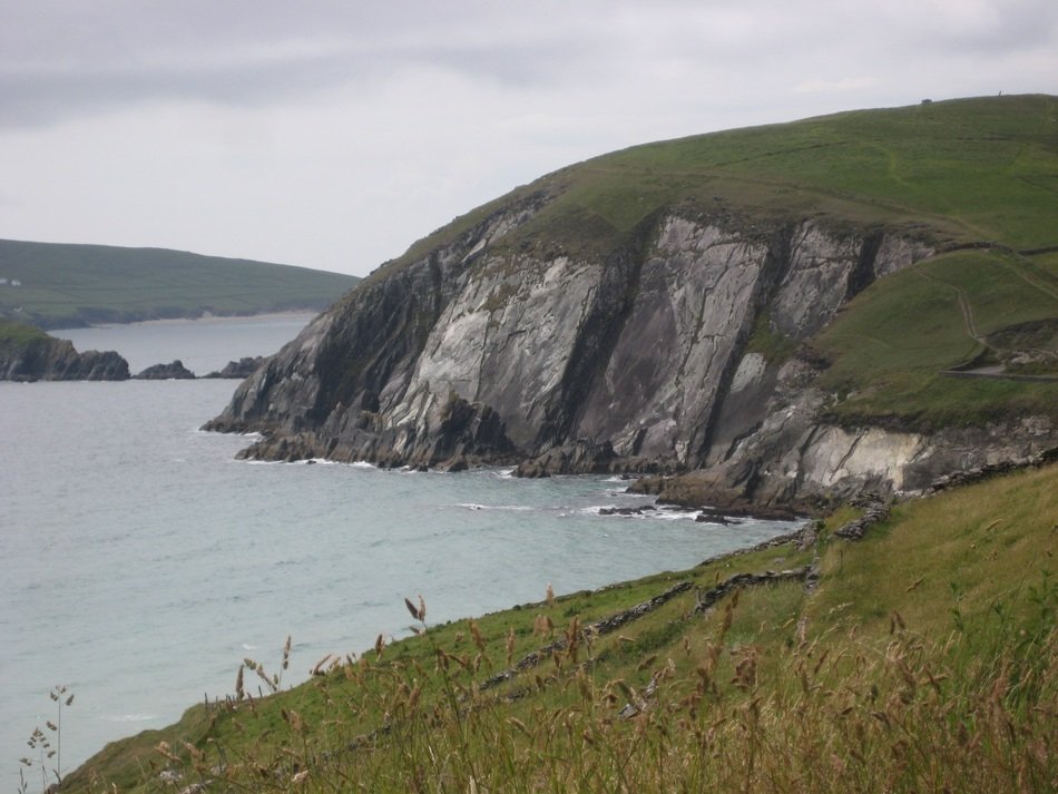 rocks on the coastline in ireland