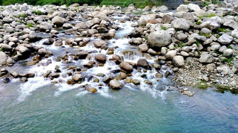 rocky coast in himalayas