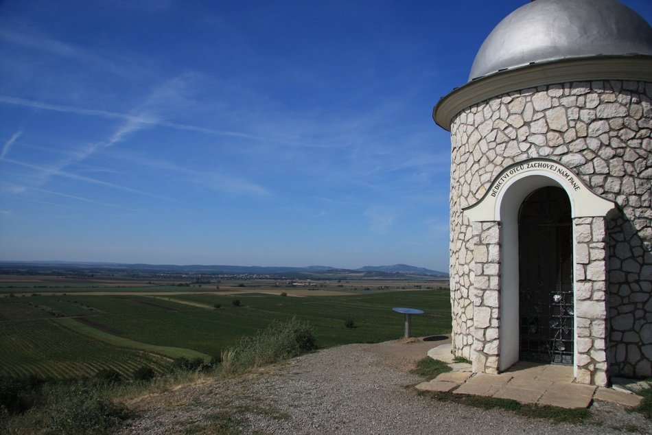 chapel among vineyards