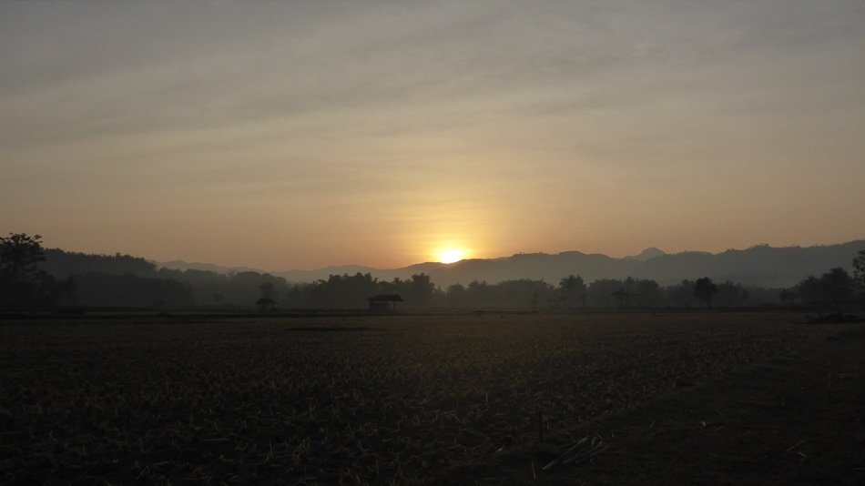 Landscape of sunrise