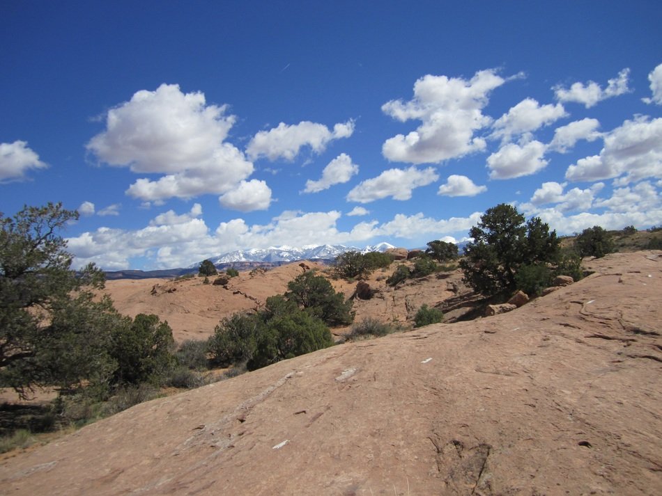 clouds above the desert