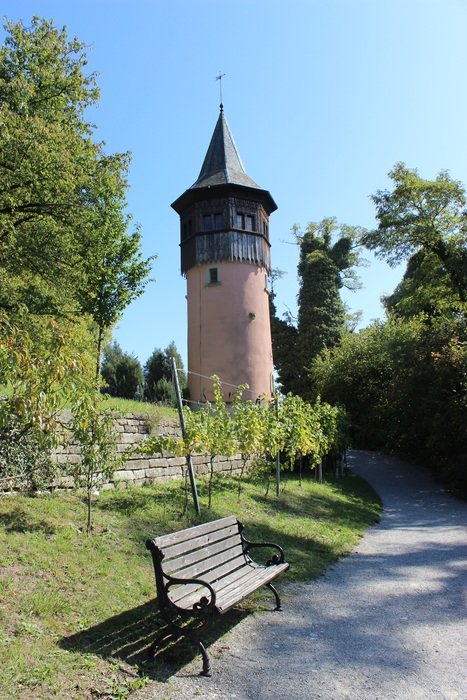 landscape of tower on Mainau island
