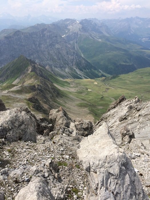 landscape of mountains in Davos