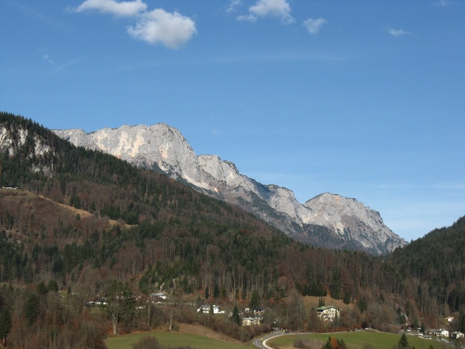 view of the mountain resort Unterberg