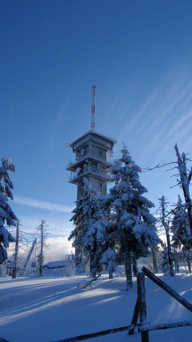 klínovec tower