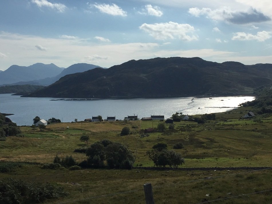View of the valley near the highlands