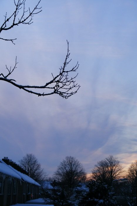 stripes in the air in the sky