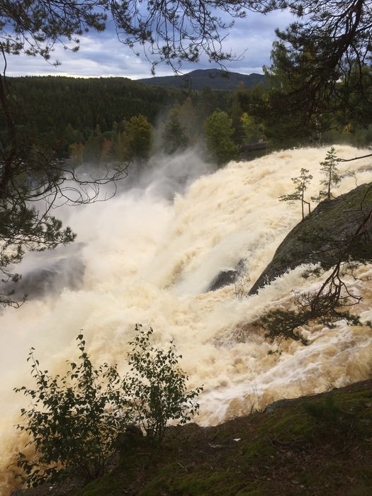 waterfall as a force of nature