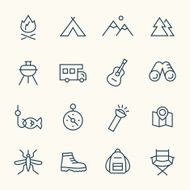 Camping Icons N15
